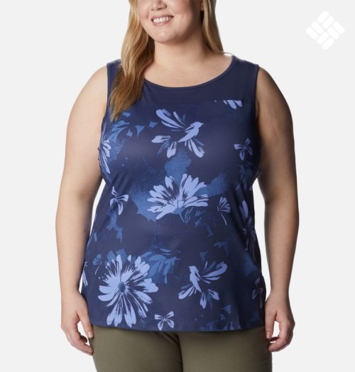 Maiouri Columbia Chill River Dama Flori | Plus Size FGSM98Q10